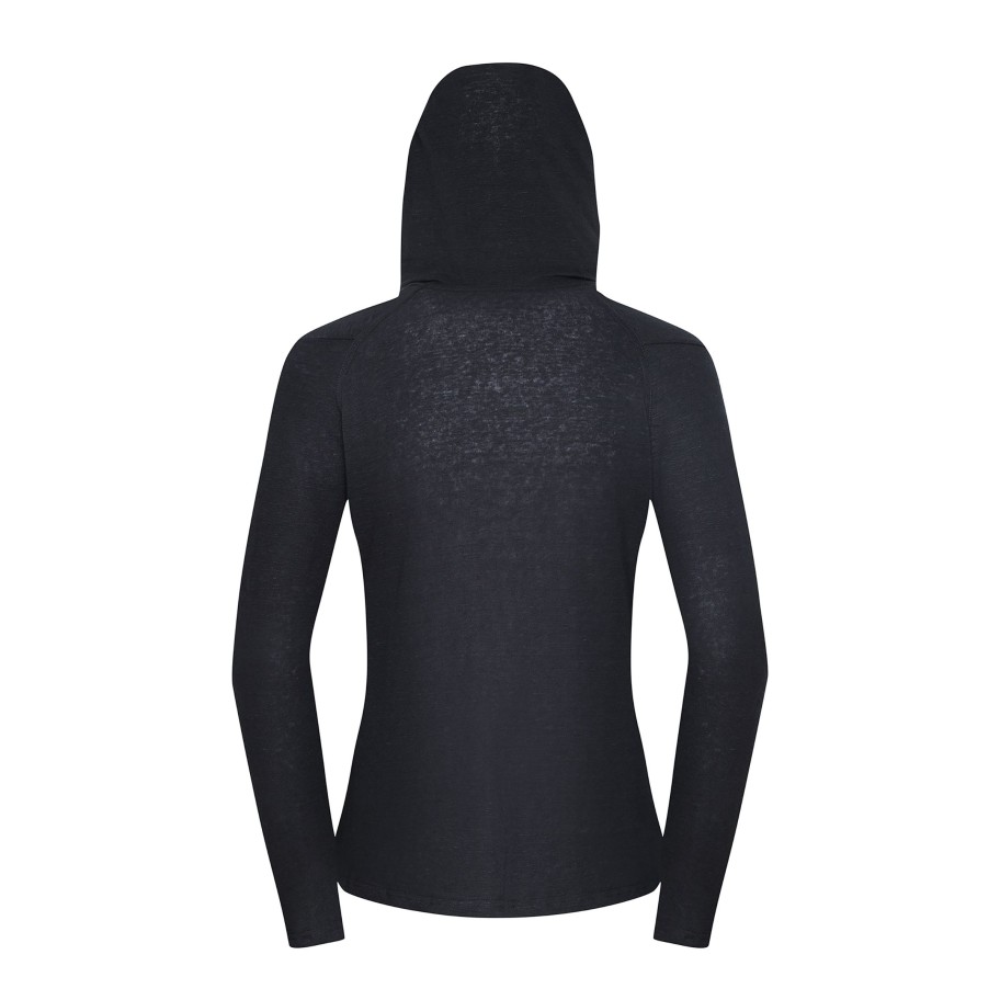 Odziez Fjord Nansen Koszulki | Koszulka Chilo Hooded Longsleeve Women